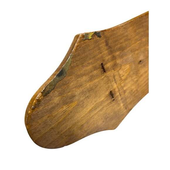 Vintage Wooden Wall Sconce Candleholder 15" Tall - Picture 3 of 6